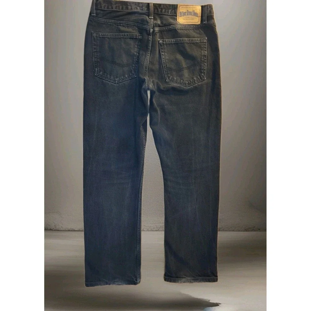 Tommy Hilfiger Brand Denim Jeans Mens 33x30 Black Classic Straight 2010 - Picture 2 of 6